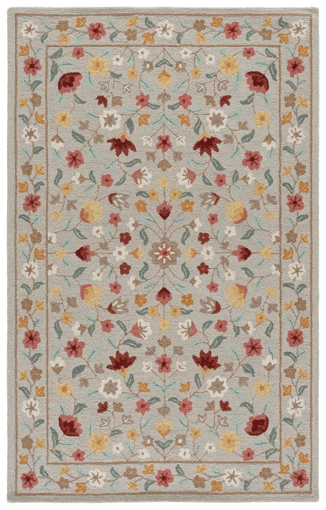 Safavieh Chelsea 5'-0" x 8'-0" Rug in Grey / Red