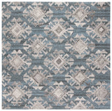 Safavieh Abstract 6'-0" x 6'-0" Rug in Grey / Black