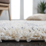 Safavieh Venus Shag 600 4'-0" x 6'-0" Rug in Ivory / Grey