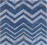 Safavieh Nantucket 4'-0" x 4'-0" Rug in Blue / Multi