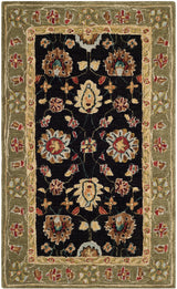 Safavieh Anatolia 3'-0" x 5'-0" Rug in Black / Green