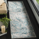 Safavieh Skyler 2'-0" x 10'-0" Rug in Blue / Ivory