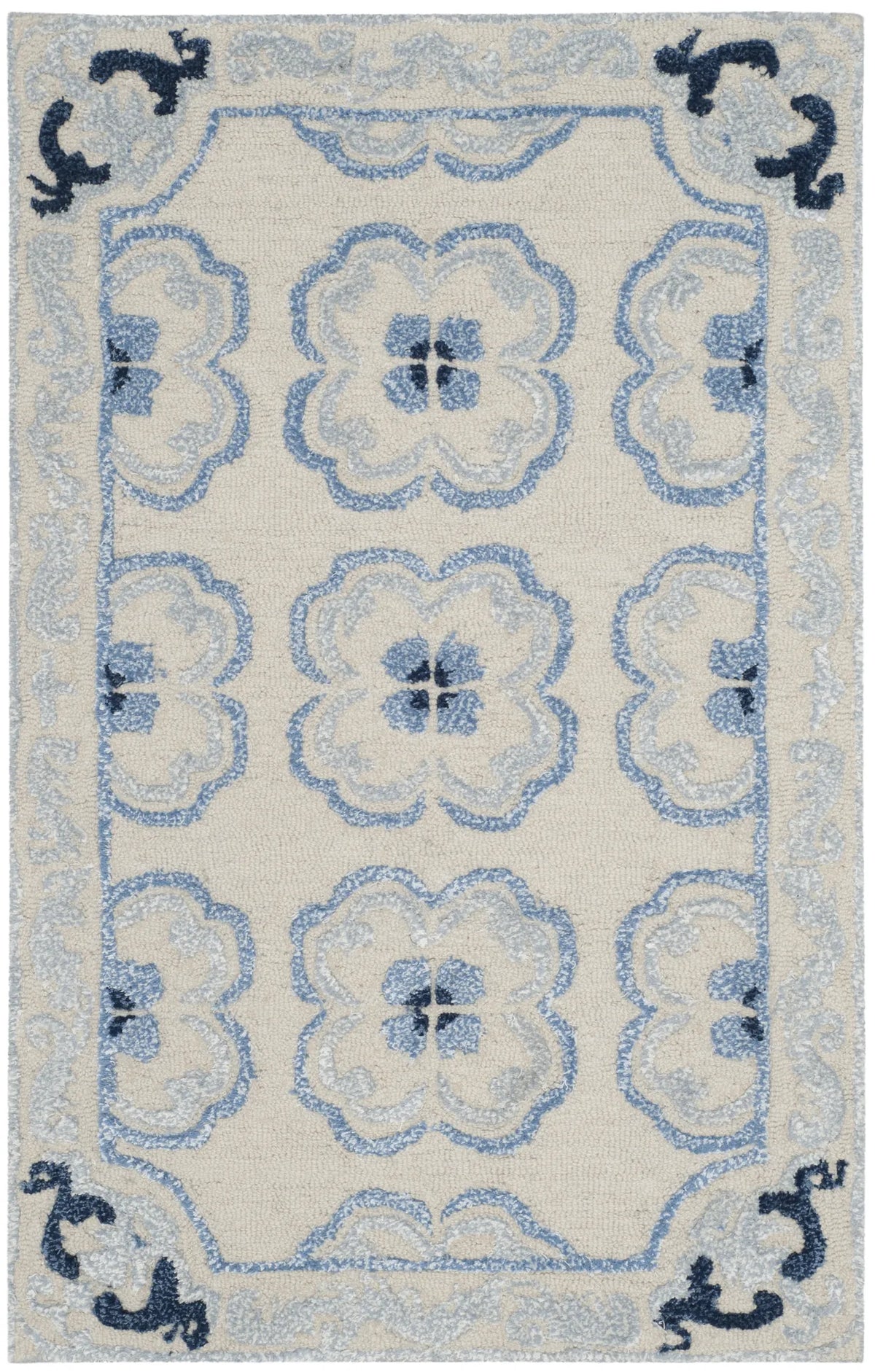 Safavieh Bella 2'-6" x 4'-0" Rug in Ivory / Blue