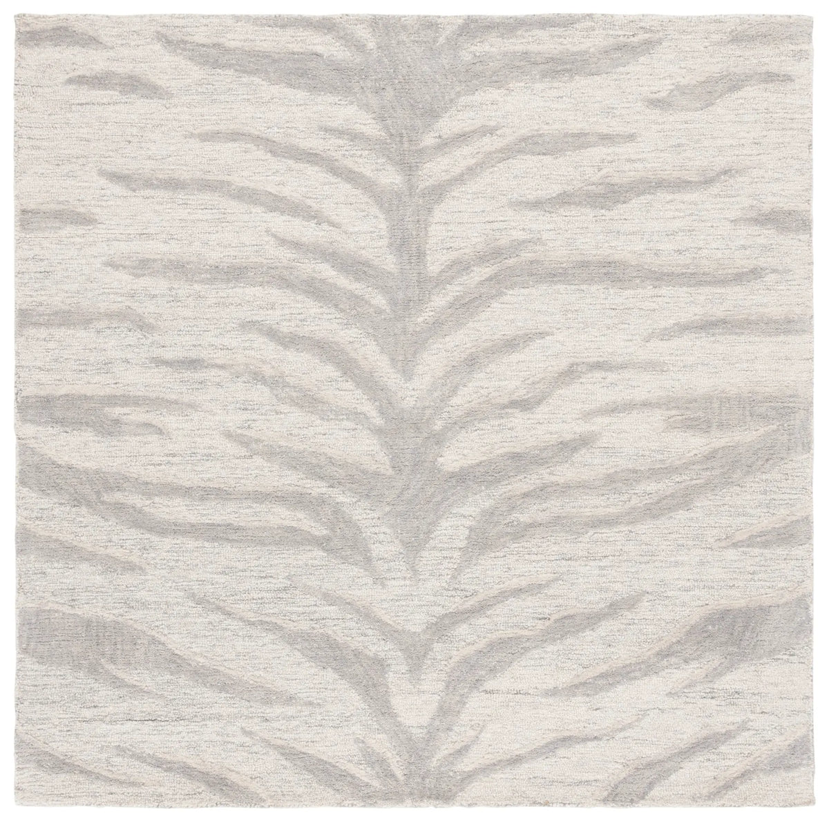 Safavieh Ebony 6'-0" x 6'-0" Rug in Grey / Ivory
