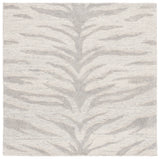 Safavieh Ebony 6'-0" x 6'-0" Rug in Grey / Ivory