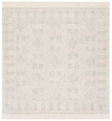 Safavieh Ikat 6'-0" x 6'-0" Rug in Ivory / Grey