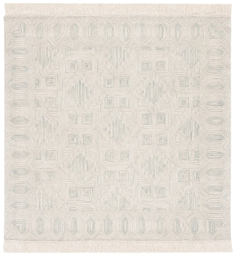 Safavieh Ikat 6'-0" x 6'-0" Rug in Ivory / Grey