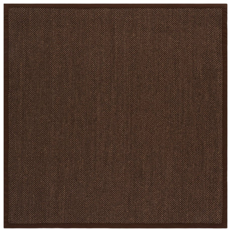 Safavieh Natural Fiber 6'-0" x 6'-0" Rug in Brown / Brown