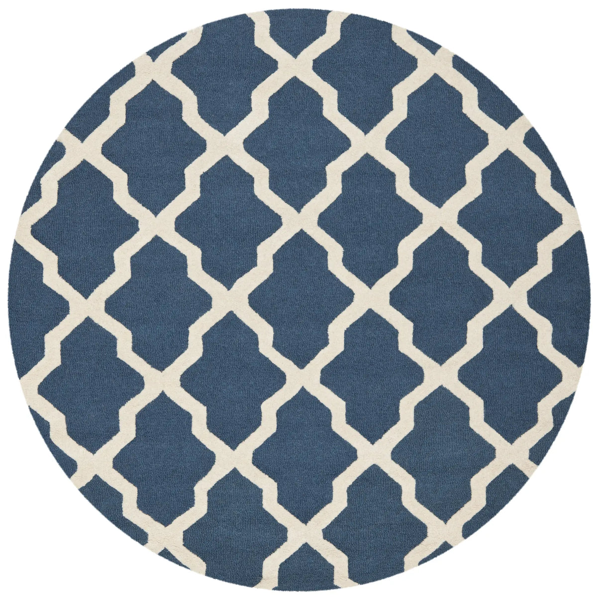 Safavieh Cambridge 6'-0" x 6'-0" Rug in Navy Blue / Ivory