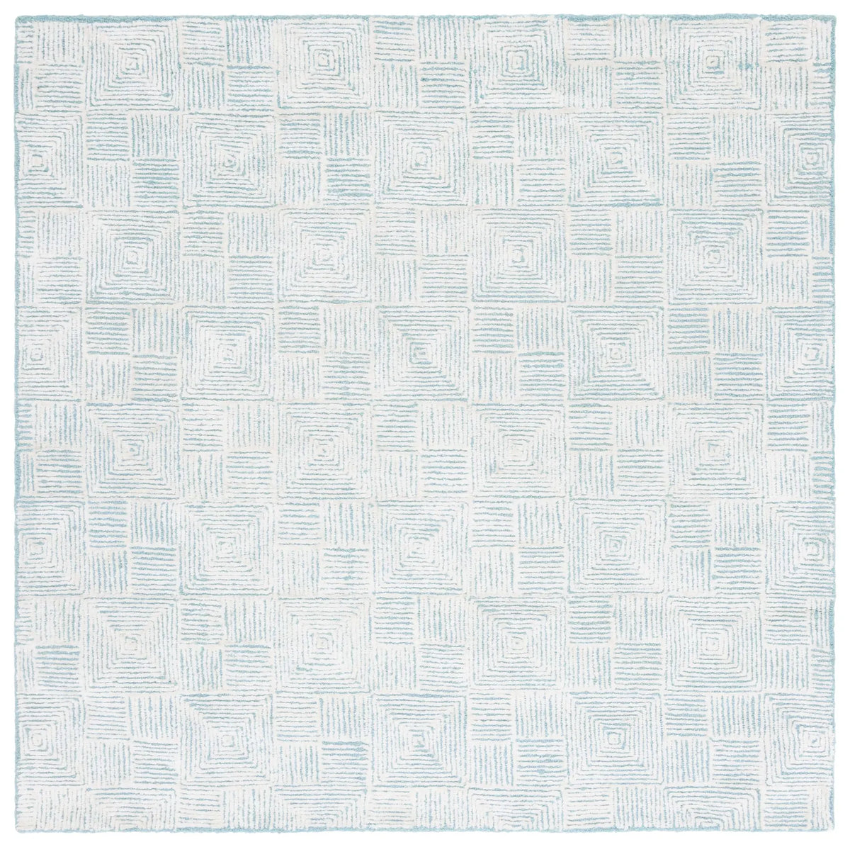 Safavieh Glamour 6'-0" x 6'-0" Rug in Ivory / Turquoise