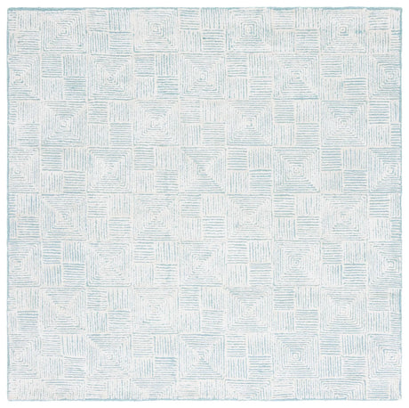 Safavieh Glamour 6'-0" x 6'-0" Rug in Ivory / Turquoise