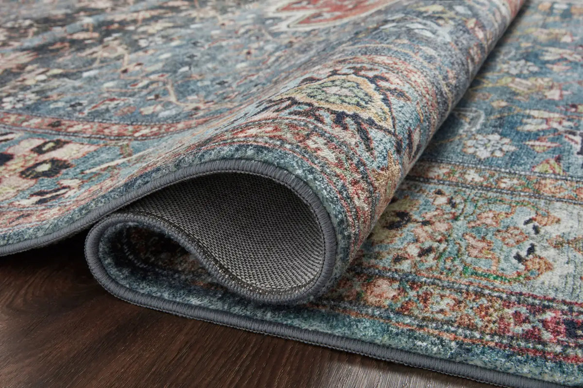 Loloi Margot Mat-05 Ocean/Brick Rugs - pile height