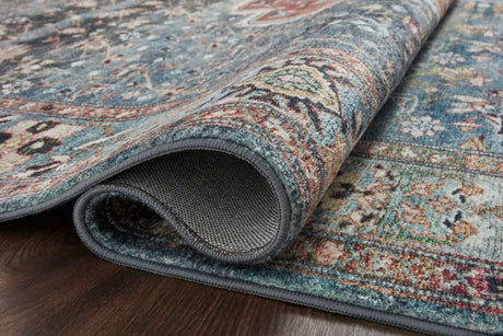 Loloi Margot Mat-05 Ocean/Brick Rugs - pile height
