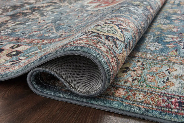 Loloi Margot Mat-05 Ocean/Brick Rugs - pile height