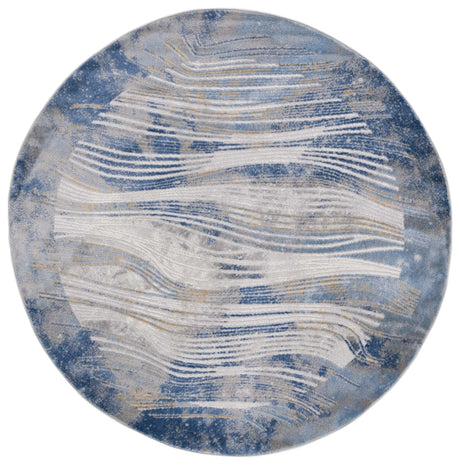 Safavieh Palma 6'-7" x 6'-7" Rug in Beige / Blue