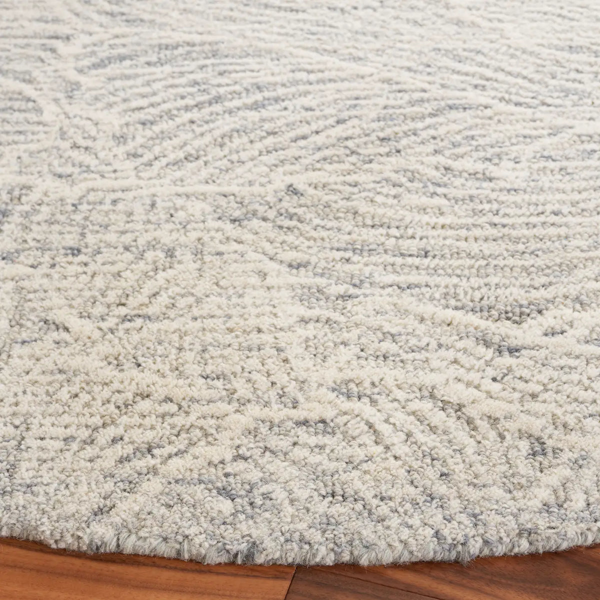 Safavieh Ebony 6'-0" x 6'-0" Rug in Grey / Ivory