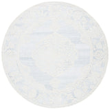 Safavieh Micro-Loop 5'-0" x 5'-0" Rug in Ivory / Grey