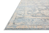 Loloi Odette Odt-03 Sky/Beige Rug - rug corner