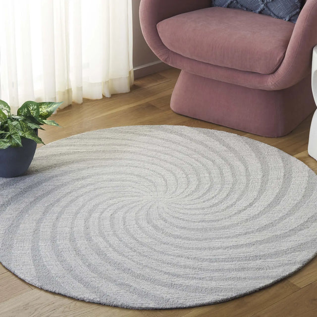 Safavieh Novelty 3'-0" x 3'-0" Rug in Grey / Ivory