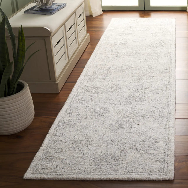 Safavieh Ebony 2'-3" x 9'-0" Rug in Grey / Beige