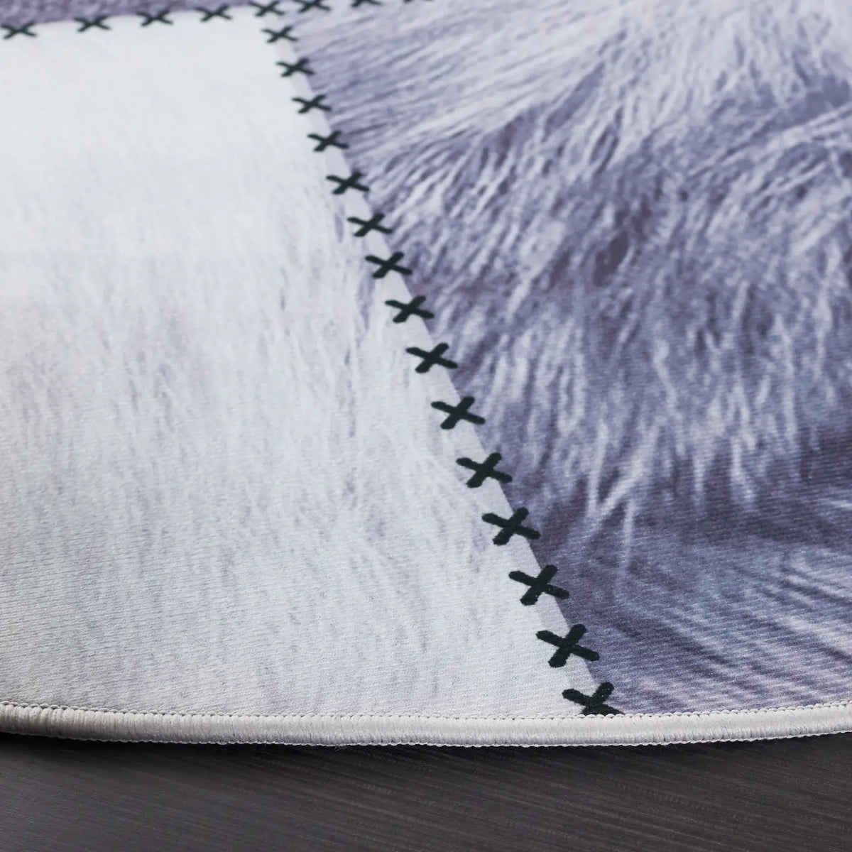 Safavieh Faux Hide 6'-0" x 6'-0" Rug in Light Grey / Grey