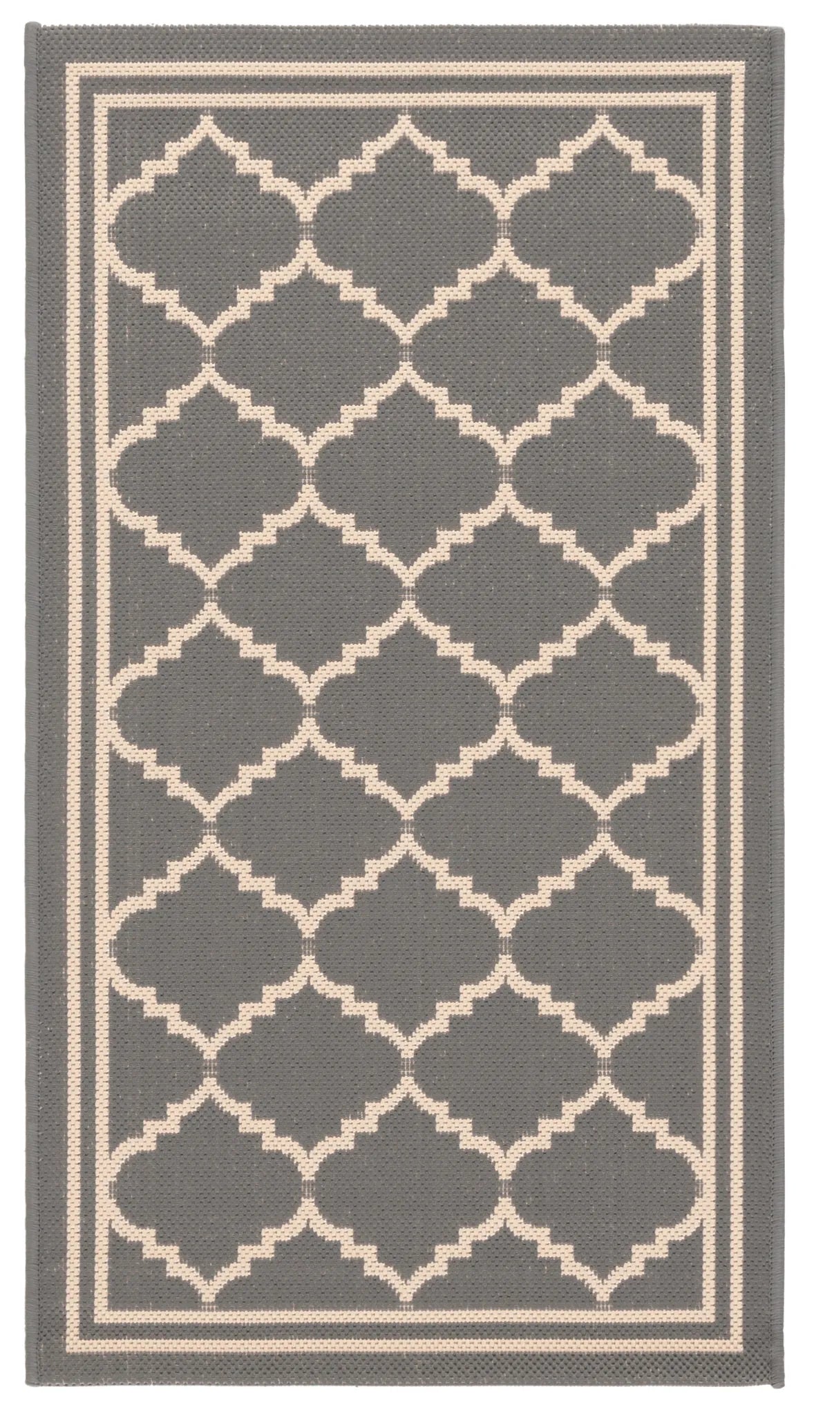 Safavieh Courtyard 2'-0" x 3'-7" Rug in Grey / Beige