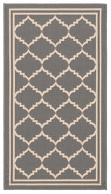 Safavieh Courtyard 2'-0" x 3'-7" Rug in Grey / Beige