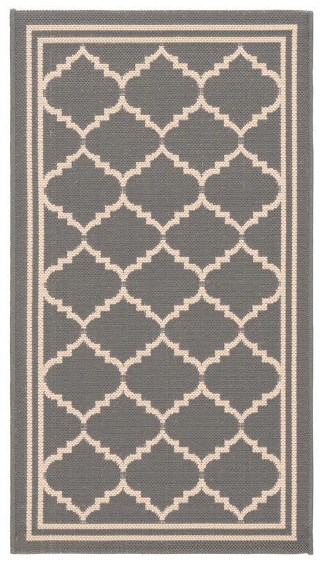 Safavieh Courtyard 2'-0" x 3'-7" Rug in Grey / Beige