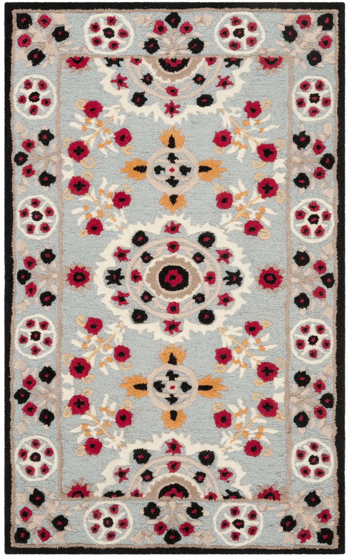 Safavieh Bellagio 3'-0" x 5'-0" Rug in Light Blue / Black