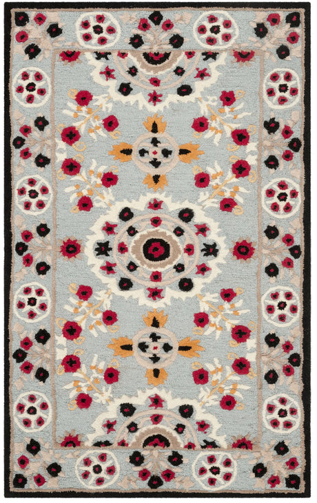 Safavieh Bellagio 3'-0" x 5'-0" Rug in Light Blue / Black