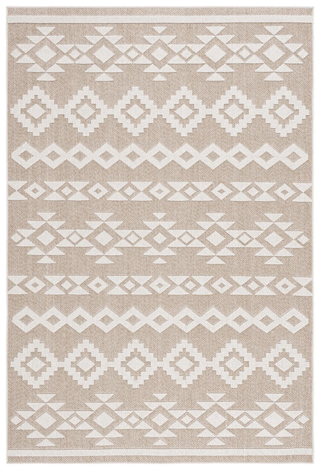 Safavieh Global 4'-0" x 6'-0" Rug in Beige / Ivory