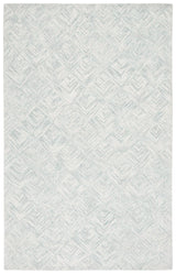 Safavieh Abstract 4'-0" x 6'-0" Rug in Grey / Turquoise