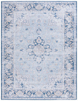 Safavieh Tucson 10'-0" x 14'-0" Rug in Light Blue / Navy