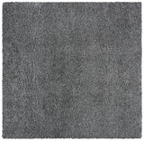 Safavieh Evolution Shag 500 6'-7" x 6'-7" Rug in Dark Grey