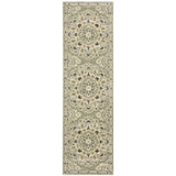 Oriental Weavers Sphinx Florence 4334E Green/ Ivory Rugs - runner