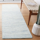Safavieh Metro 2'-3" x 10'-0" Rug in Light Blue / Ivory