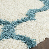 Safavieh Sgk-Shag Kids 6'-7" x 6'-7" Rug in Ivory / Blue