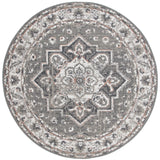 Safavieh Pyramid 6'-7" x 6'-7" Rug in Grey / Ivory