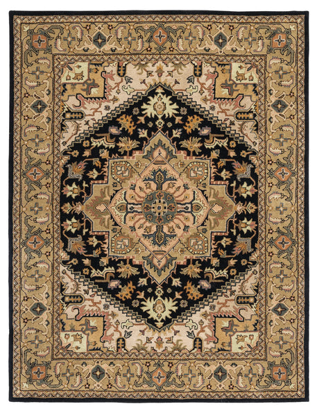 Safavieh Heritage 10'-0" x 14'-0" Rug in Black / Gold