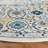 Safavieh Evoke 6'-7" x 6'-7" Rug in Ivory / Blue