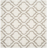 Safavieh Hudson Shag 7'-0" x 7'-0" Rug in Ivory / Beige