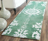 Safavieh Stone Wash 2'-6" x 8'-0" Rug in Emerald