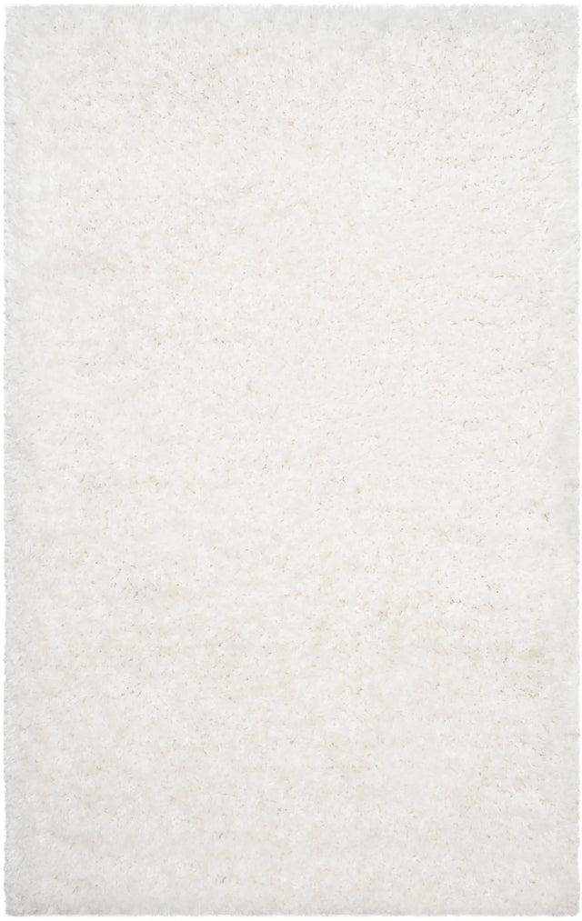 Safavieh Supreme Shag 3'-0" x 5'-0" Rug in Ivory
