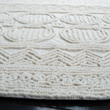Safavieh Trace 6'-6" x 6'-6" Rug in Ivory