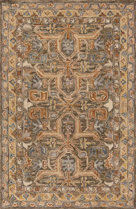 Loloi Victoria Vk-01 Walnut / Multi Rugs - main flat