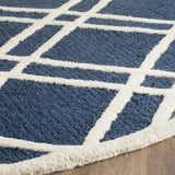 Safavieh Cambridge 6'-0" x 6'-0" Rug in Navy Blue / Ivory
