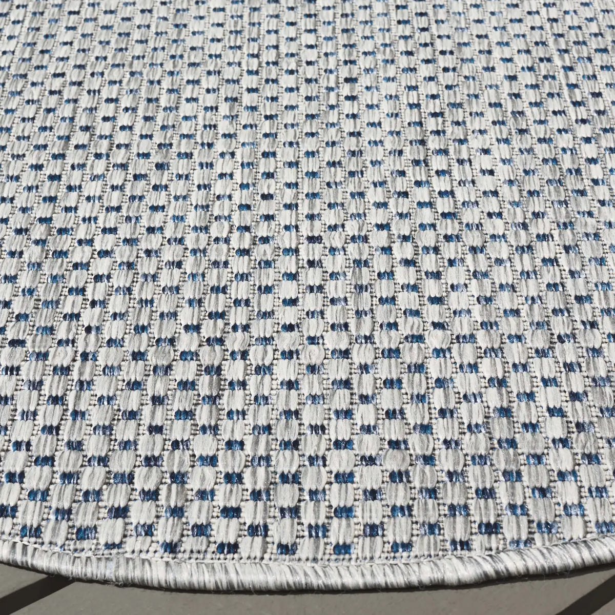 Safavieh Courtyard 10'-0" x 10'-0" Rug in Grey / Navy