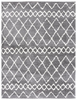 Safavieh Berber Shag 10'-0" x 14'-0" Rug in Light Grey / Cream