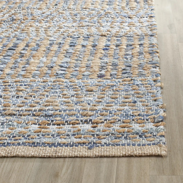 Safavieh Cape Cod 2'-3" x 10'-0" Rug in Natural / Blue