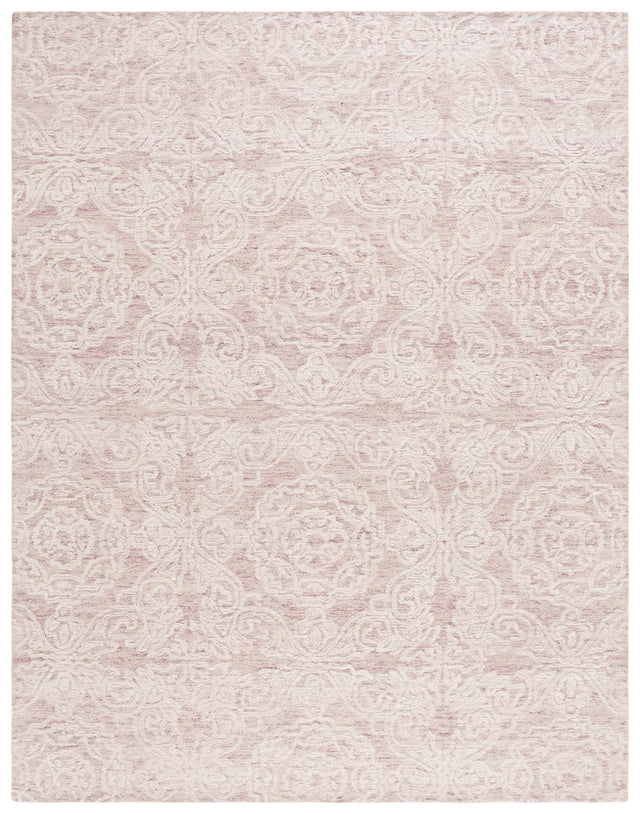 Safavieh Metro 10'-0" x 14'-0" Rug in Dark Pink / Ivory